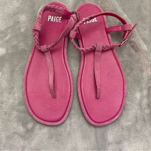 New! Paige Drew Sandal In Fuschia Size 7 - Picture 5 of 8